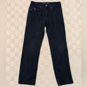 US POLO ASSN Boys Dark Blue Chino Pants Size 12